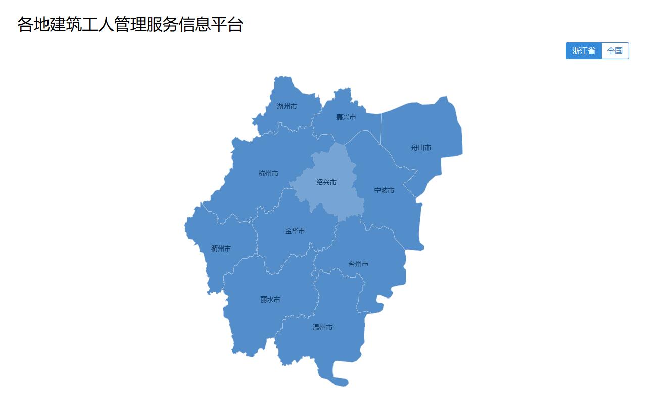 浙江各地建筑工人管理服務(wù)信息平臺(tái)